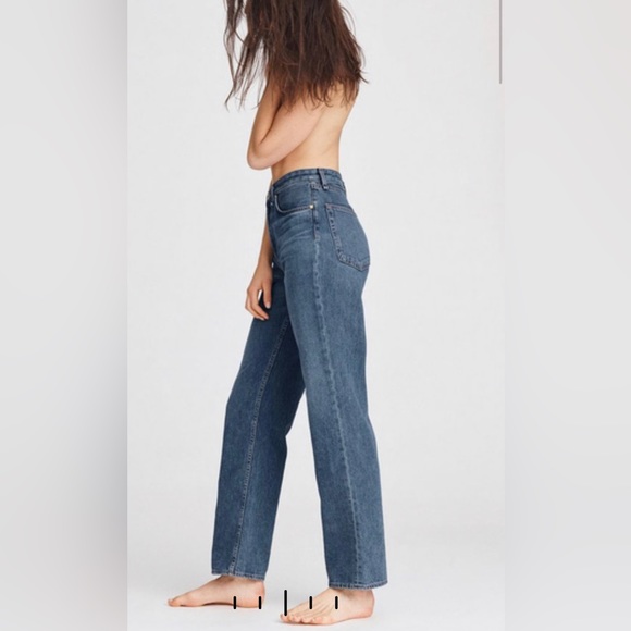 🌻 Rag & Bone “Ruth” Super High Rise Straight Leg Jeans - Picture 2 of 10